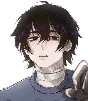 Minimally Shaded + Sketch Lineart